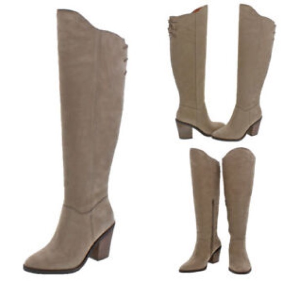 Lucky Brand Shoes - Lucky Brand Pembe nubuck leather boot EUC